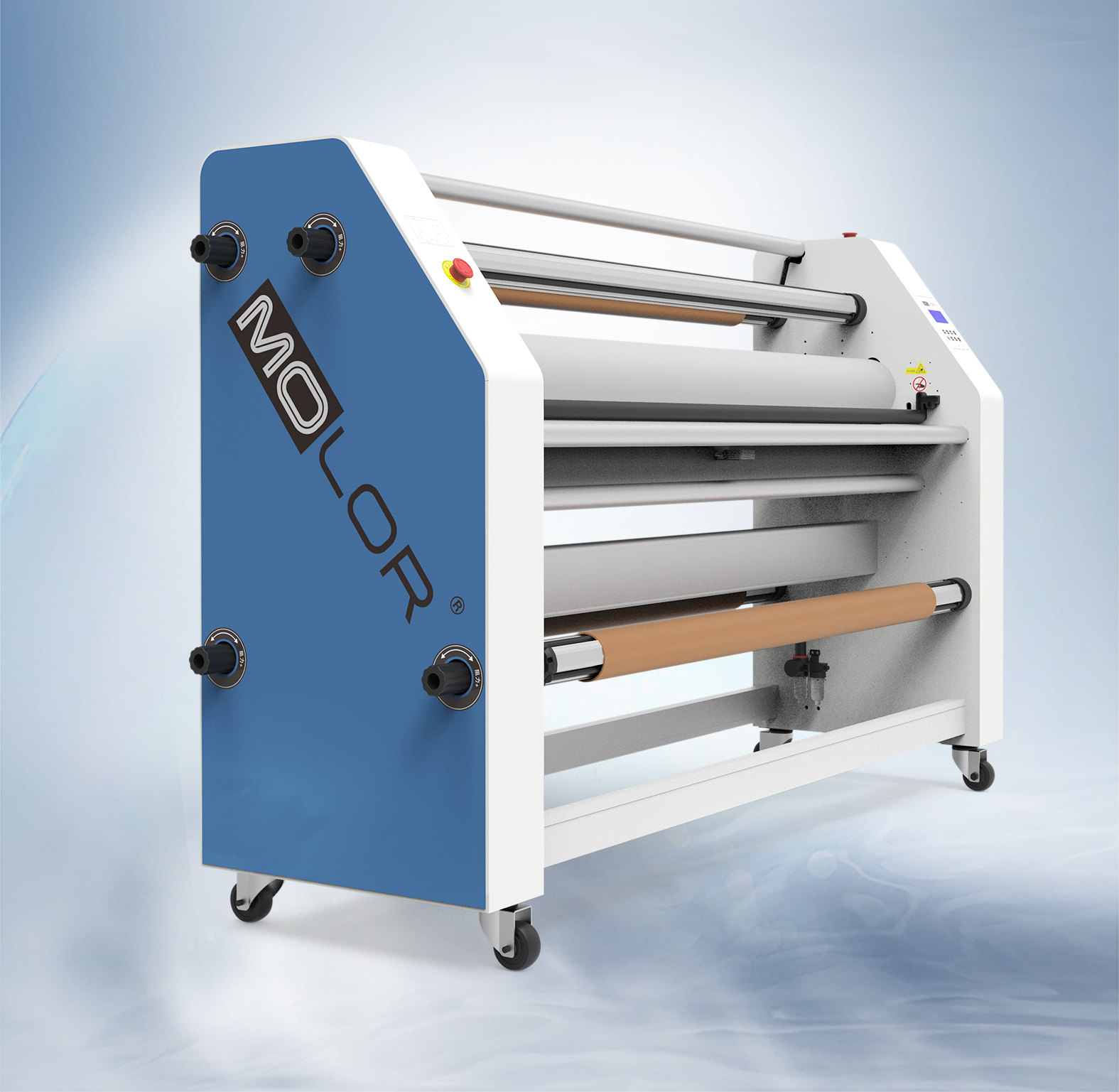 pneumatic high-speed 58m/min laminator for advertising field